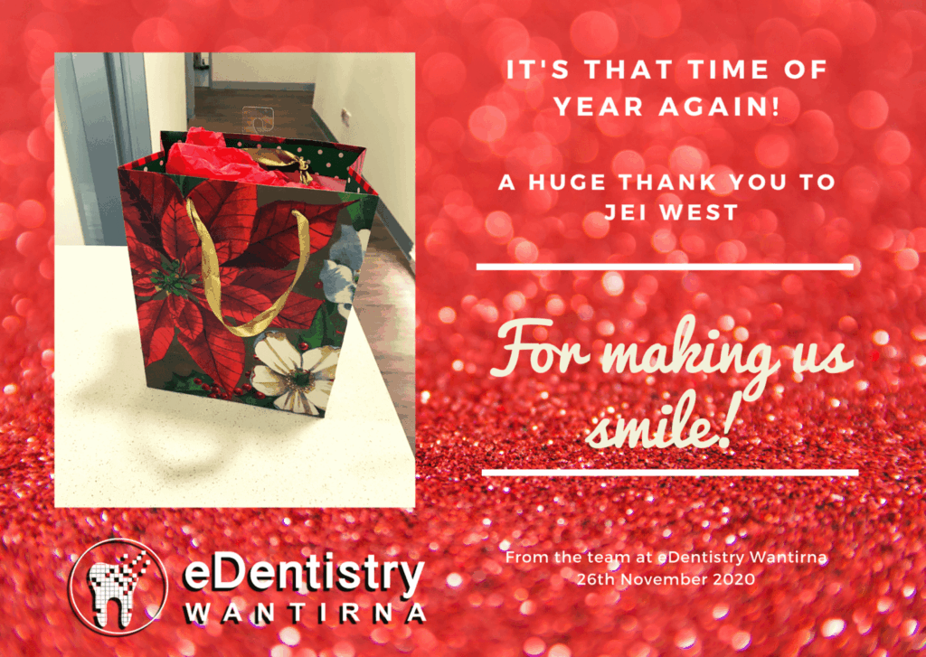 Thank You Jei West Post eDentistry Wantirna
