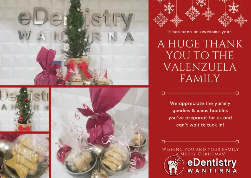 Thank You Valenzuela Family Post eDentistry Wantirna